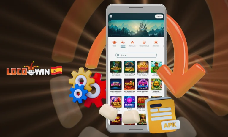 Instrucciones para instalar el archivo APK de Locowin en Android